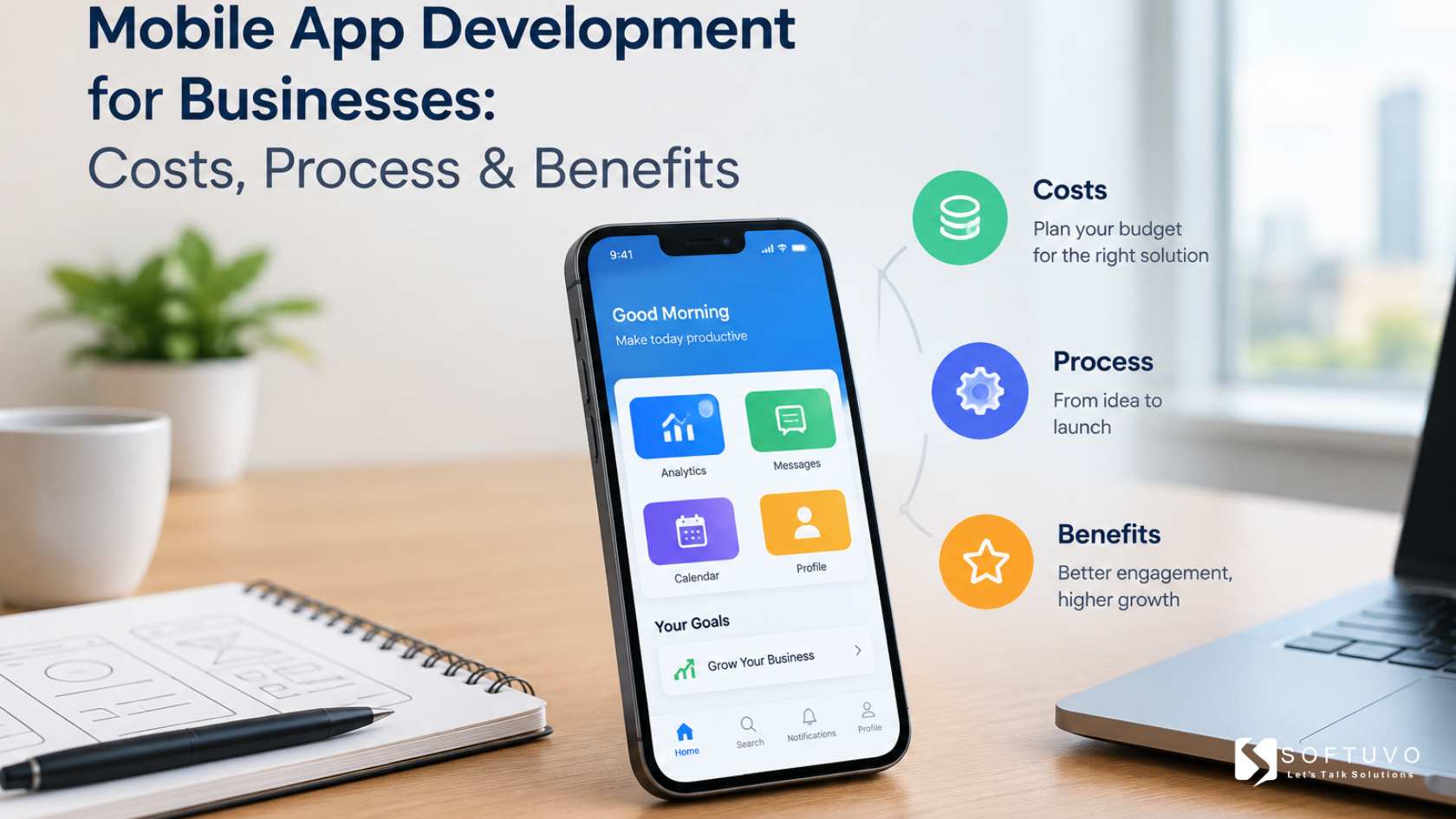 Mobile App Development for Businesses: Costs, Process & Benefits